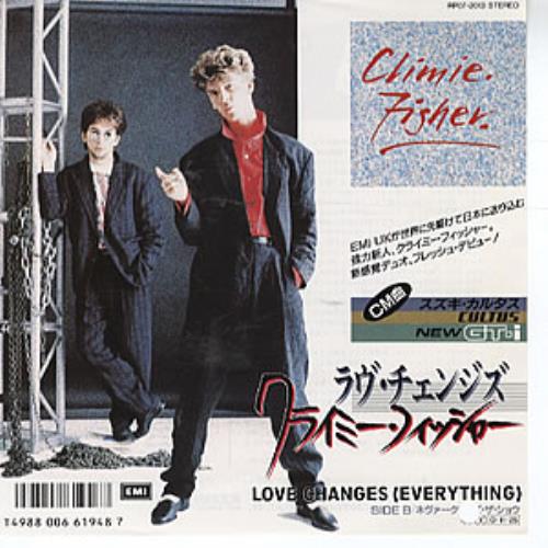 Climie Fisher Love Changes (Everything) Japanese Promo 7